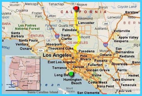 Map of Long Beach California