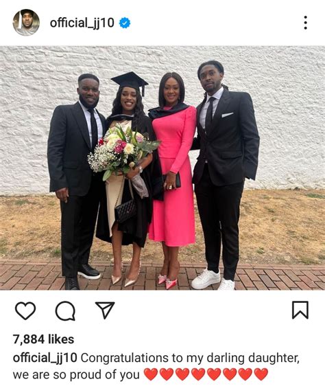 “Thanks For Making Us Proud” – JJ Okocha And Wife Beam With Joy As ...