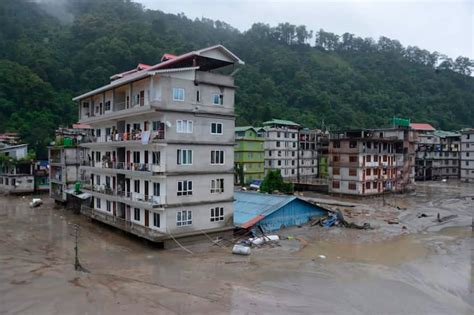 Sikkim flash floods kill 22, leave trail of destruction | In pics ...