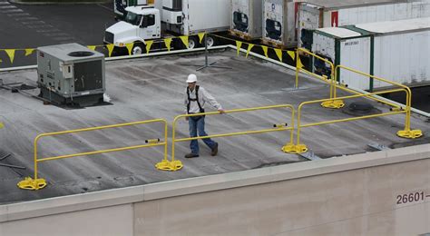 Portable Safety Railing Systems - Temporary Guardrail, Non-Penetrating Guardrail