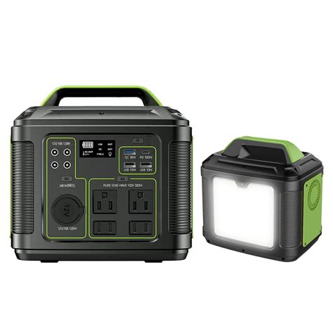 Camping Rechargeable Battery 220V System Generator Solar Bank 300W Portable Power Station ...