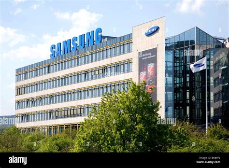 Samsung Electronics GmbH company headquarters in Germany Schwalbach, Hesse, Germany, Europe ...