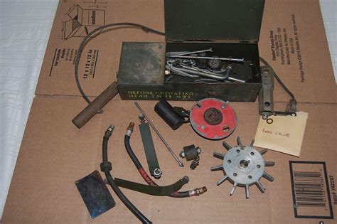 MILITARY POWER SET GENERATOR TOOL BOX & SPARE PARTS FOR PE-162-B ...