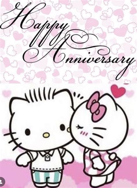 Hello Kitty and Dear Daniel Anniversary Card