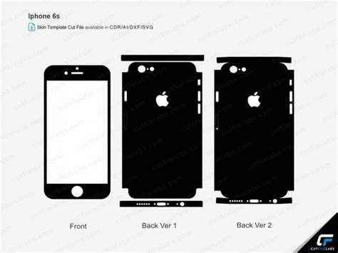 iPhone 6s (2015) Cut File Template | CutFileLabs