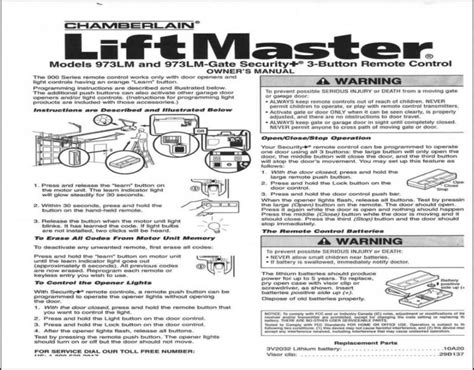 Liftmaster Garage Door Opener Manual | Swopes Garage