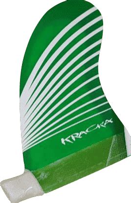 Nipper Board Fin – GREEN - Krackasurfcraft