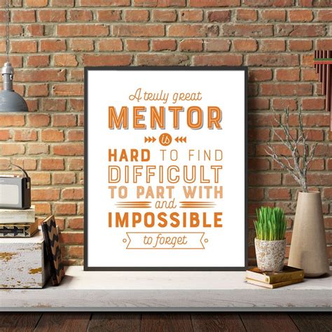 Mentor Gift A Truly Great Mentor PRINTABLE Quote Mentor - Etsy