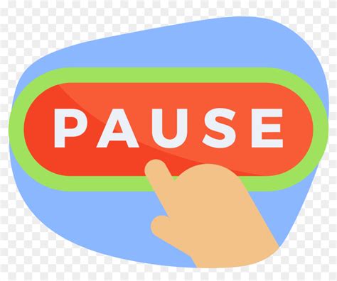 Pressing A Pause Button - Graphic Design, HD Png Download - 1200x946 (#2822599) - PinPng