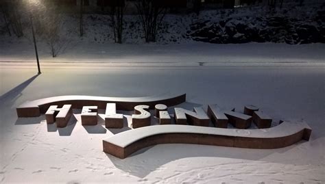 First snow in Helsinki : r/europe