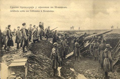 First Balkan War - Serbian artillery during an offensive - Location ...