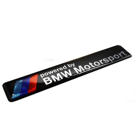 Powered by BMW Motorsport Decal | Emblems and Stickers