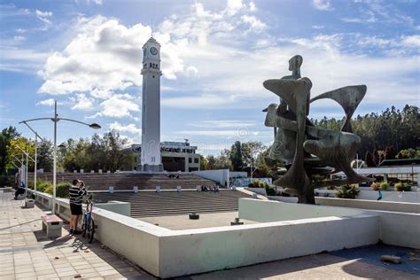 University of Concepción Forum at the University City, in the City of Concepción, Chile Stock ...