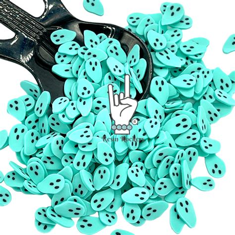 Teal Ghost Polymer Clay Pieces for Epoxy and UV Resin Art - Resin Rockers