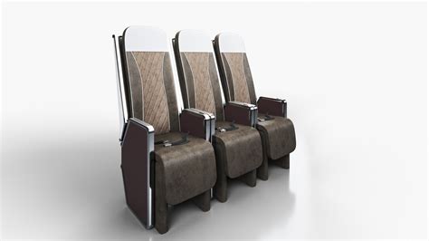 Economy Class Passenger Seat 3D model - TurboSquid 2165016