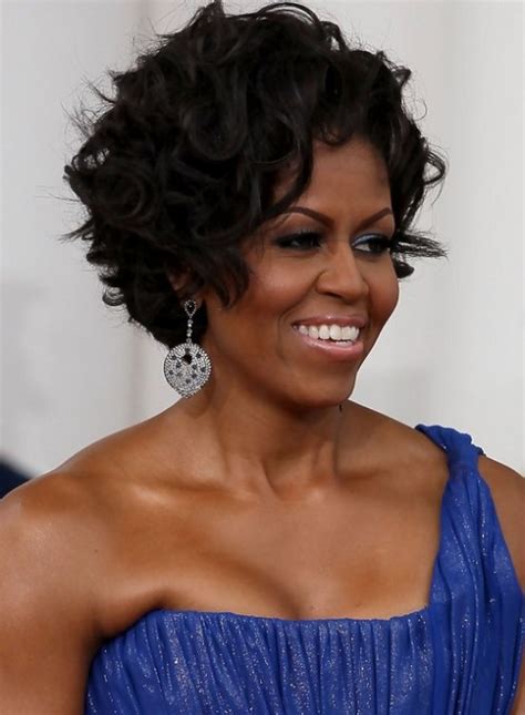 Michelle Obama Hairstyles - Celebrity Latest Hairstyles 2016