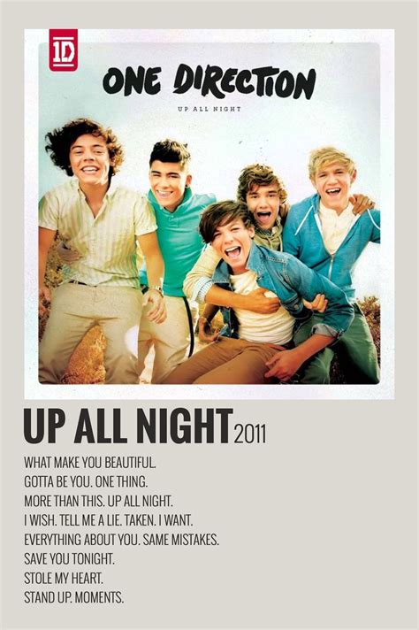 Up all night album print - one direction | One direction posters ...