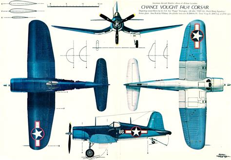 Chance Vought F4U Corsair Blueprints