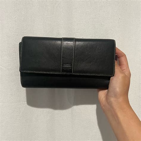 Coach Wallet With Check Book Holder - Gem