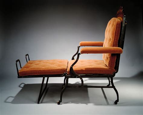 Marks Adjustable Folding Chair Company | Folding Armchair | American | The Met