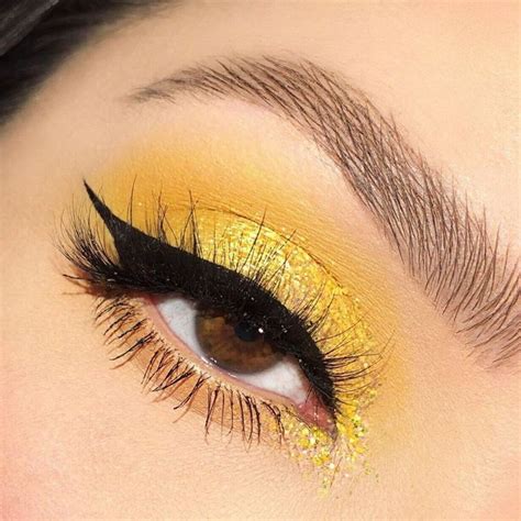 ColourPop just dropped a new yellow collection right in time for summer. | Yellow eye makeup ...