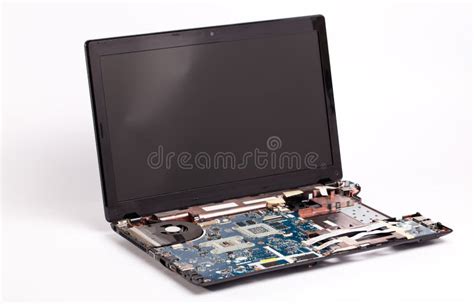 Laptop inside view stock image. Image of videocard, memory - 24503927