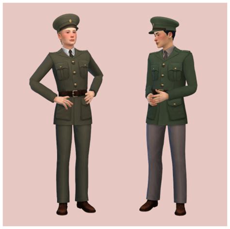 Midcentury Military Uniform by - MiCat Game