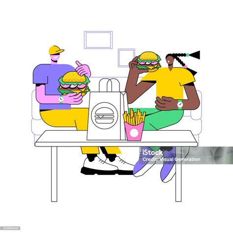 Take Away Food Isolated Cartoon Vector Illustrations Stock Illustration - Download Image Now ...