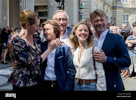 Prime Minister Mette Frederiksen (Social Democrats) with her two ...