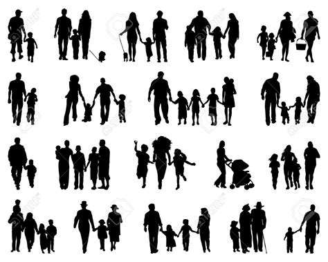 41 Family Silhouette Svg Free SVG File 1Mb