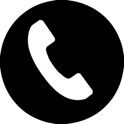 Phone Icon Circle Png