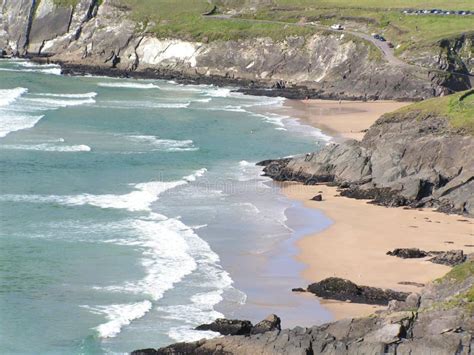 Coumeenole Beach, Dingle Peninsula, Ireland. Stock Photo - Image of ...