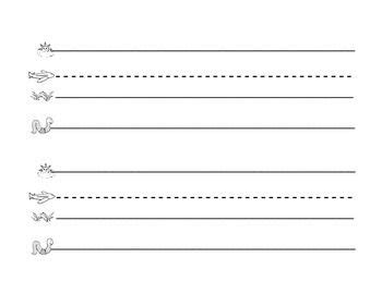 Fundations Writing Paper | Printable lined paper, Writing paper ...