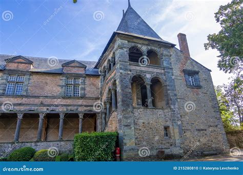 Medieval Chateau De Chateaubriant Castle in France Editorial Image ...