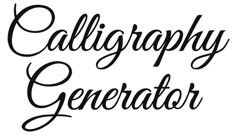 Online Calligraphy Generator | Free Calligraphy Fonts