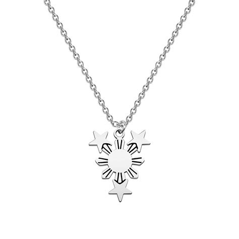 Buy Philippine Sun Star Necklace Filipina Philippine Pride Jewelry Gift For Filipino Family ...