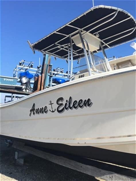 Boat Lettering & Design Samples | Custom Design Graphics | Long Island