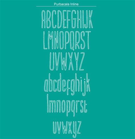 Purbacala Free Font - - Fribly | Free font, Logo fonts, Lettering