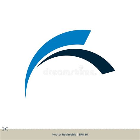 Blue Swoosh Icon Vector Logo Template Illustration Design. Vector EPS ...