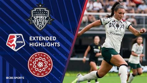 Washington Spirit vs. Portland Thorns: Extended Highlights | NWSL | CBS ...