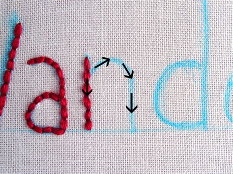 How to Embroidery Names by Hand - Embroidery Machine World