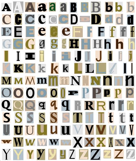 Alphabet Letters From Magazine Free Stock Photo - Public Domain Pictures | Álbum de recuerdos ...