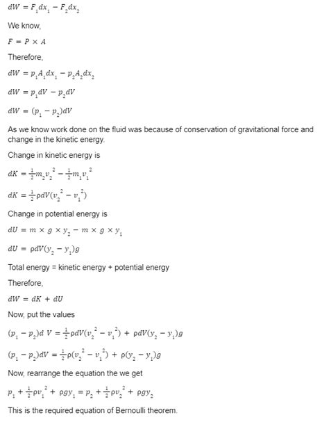 Bernoulli's Principle and its Applications Physics By Unacademy