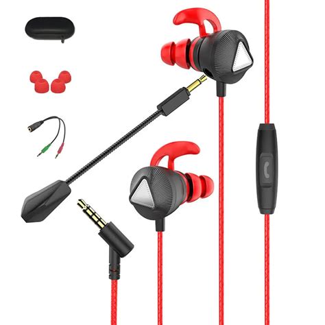 3.5mm Gaming Earbuds Sports Earphones Noise Cancelling In Ear ...