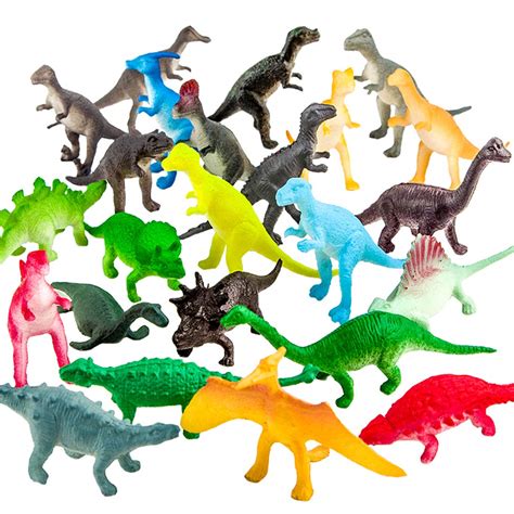 Buy 82 Piece Mini Dinosaur Toy Set for Dino Party Favor Supplies Birthday Cupcake Toppers ...