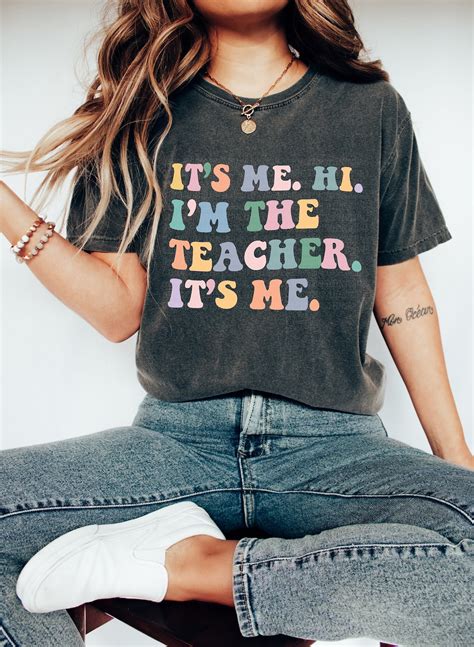 Matching Teacher Shirt Funny Teacher Gift Kindergarten Teach - Etsy