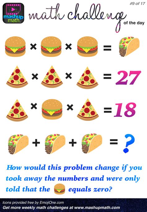 Are You Ready for 17 Awesome New Math Challenges? — Mashup Math