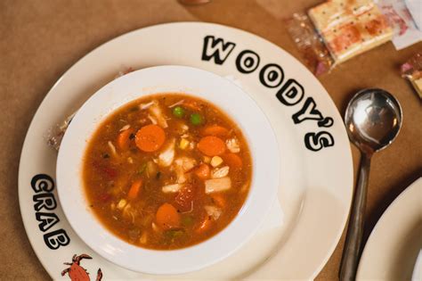 Maryland Crab Soup - Main Menu - Woody's Crab House - Voted Best ...