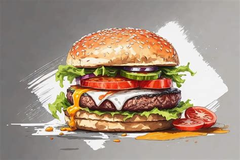 Beef Burger Graphic by osman goni student · Creative Fabrica