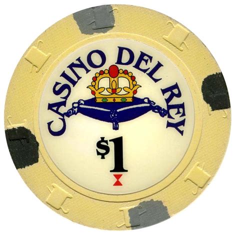 Casino Del Rey, San Jose, Costa Rica $1 Beige House Chip - Chipper Club